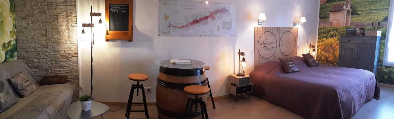 La Maison Rouge Ladoix - Proche Beaune Eksteriør bilde