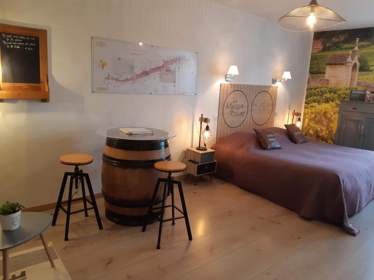 La Maison Rouge Ladoix - Proche Beaune Eksteriør bilde